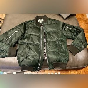 The Very Warm- Hunter Green bomber jacket